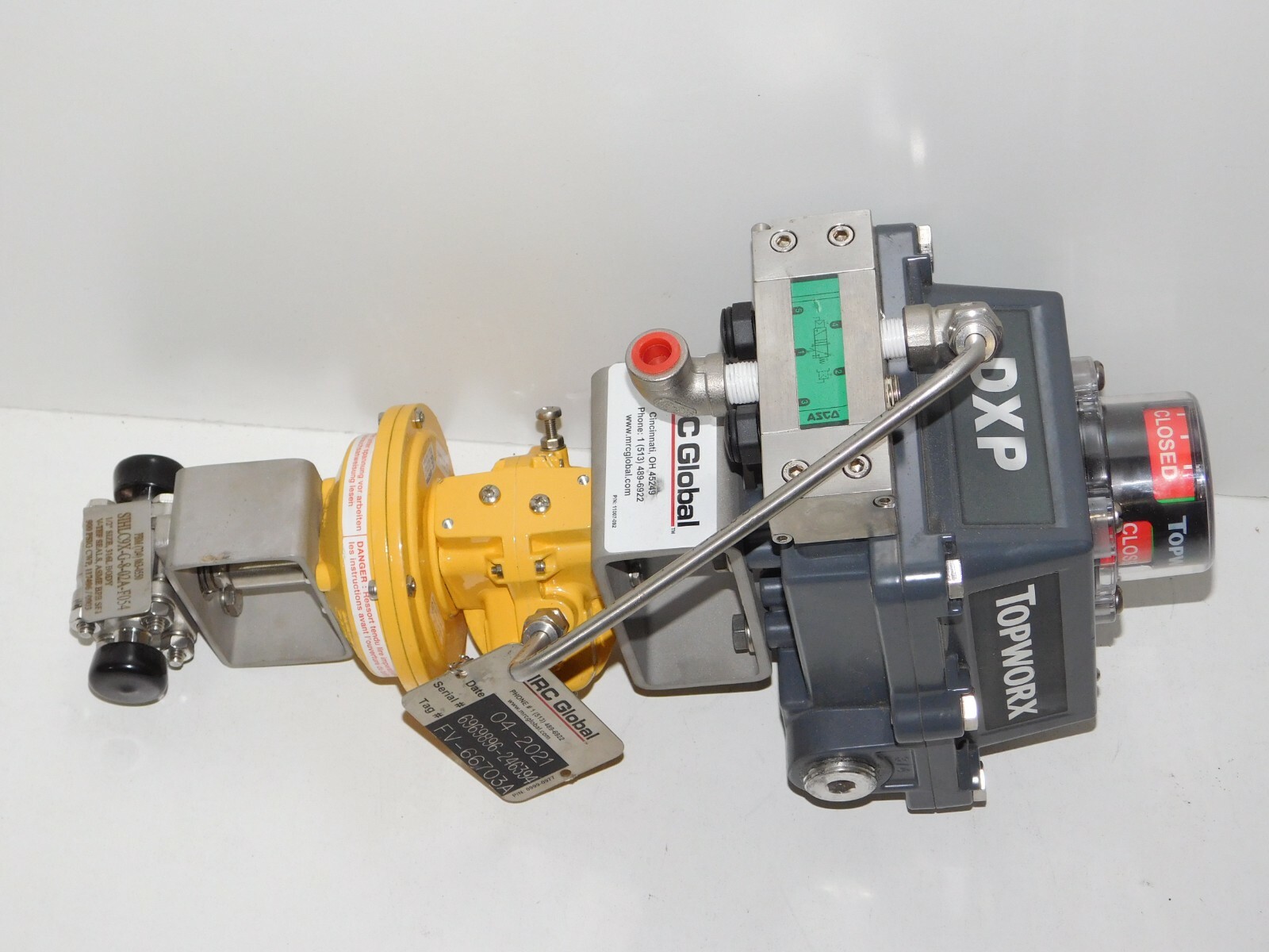 New TopWorx DXP-L2WGS4B1621 Actuator Pneumatic Kinetrol Ball Valve Controller
