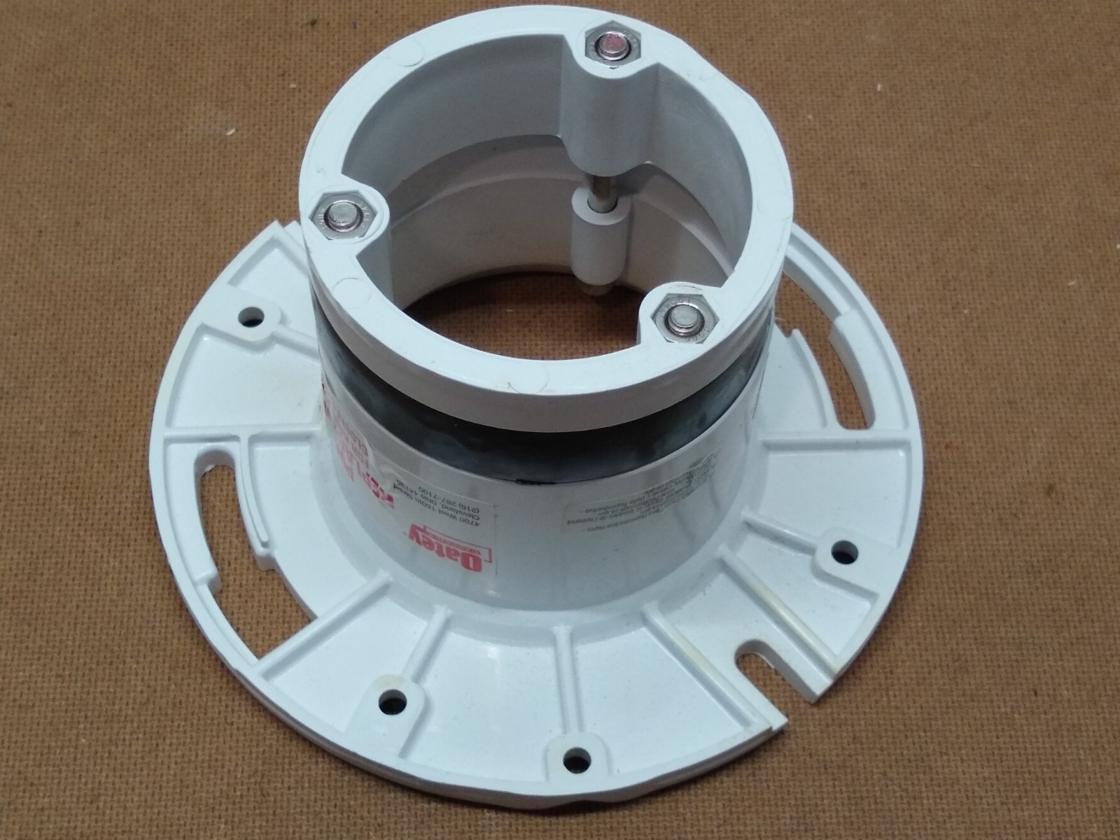 Oatey 43539 Replacement for Cast Iron Closet Flange, 4 Inch PVC
