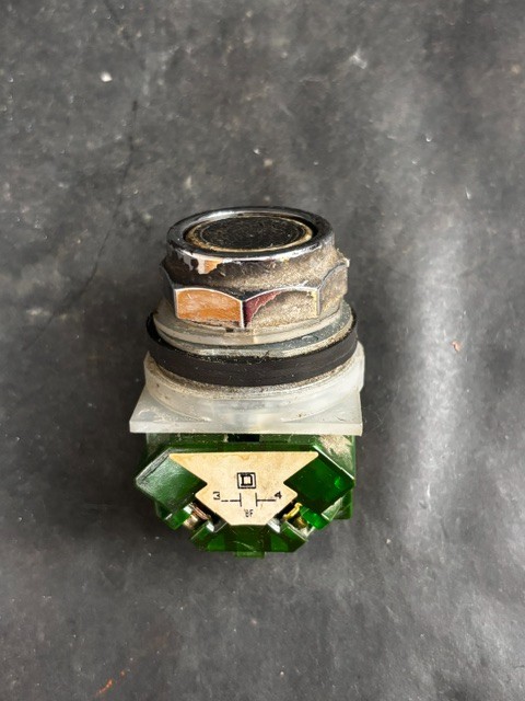 SQUARE D 9001KA-2 SERIES J BLACK PUSHBUTTON ($13 OBO)