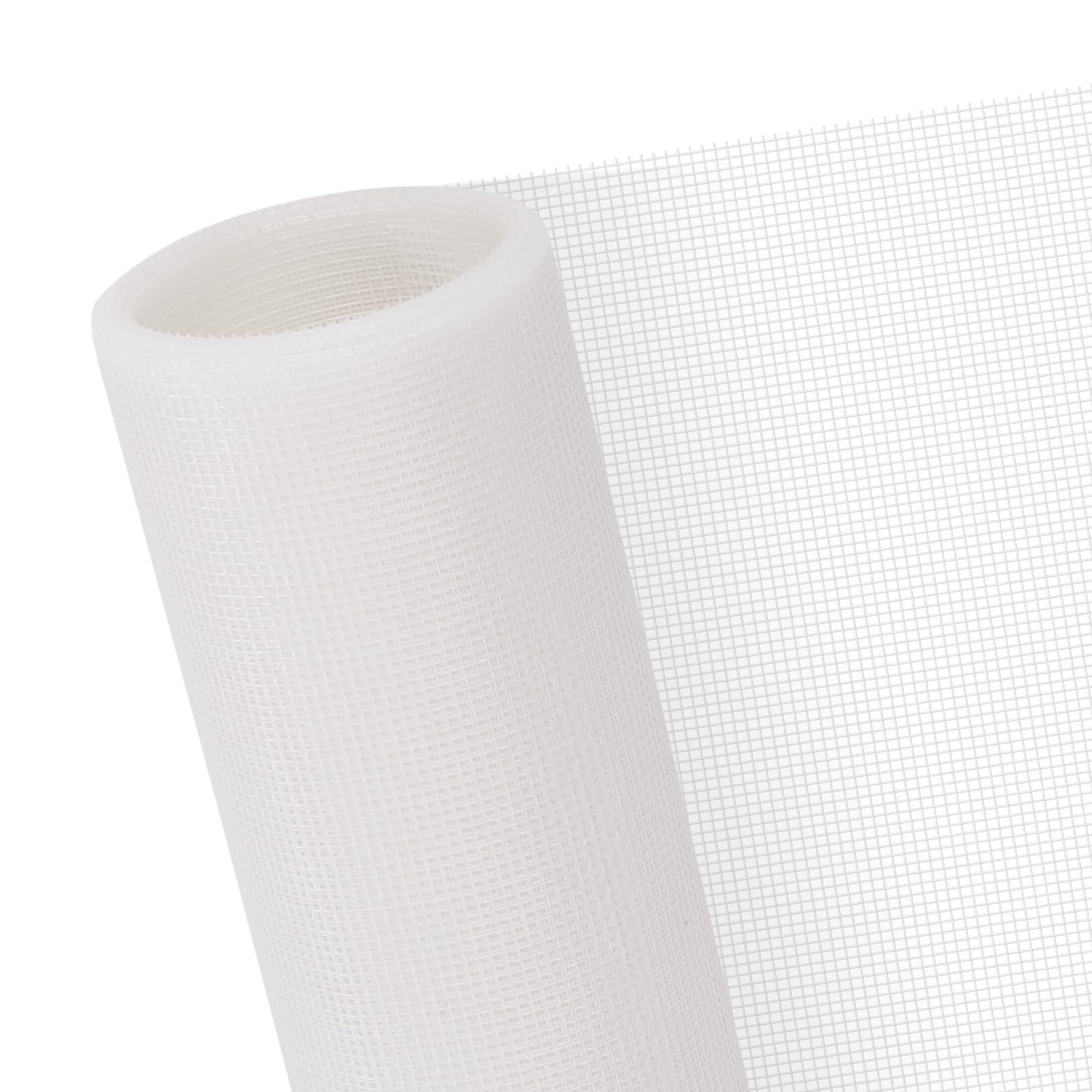 48″x102″ Window Screen Mesh, Fiberglass Screen, 48″x102″, White