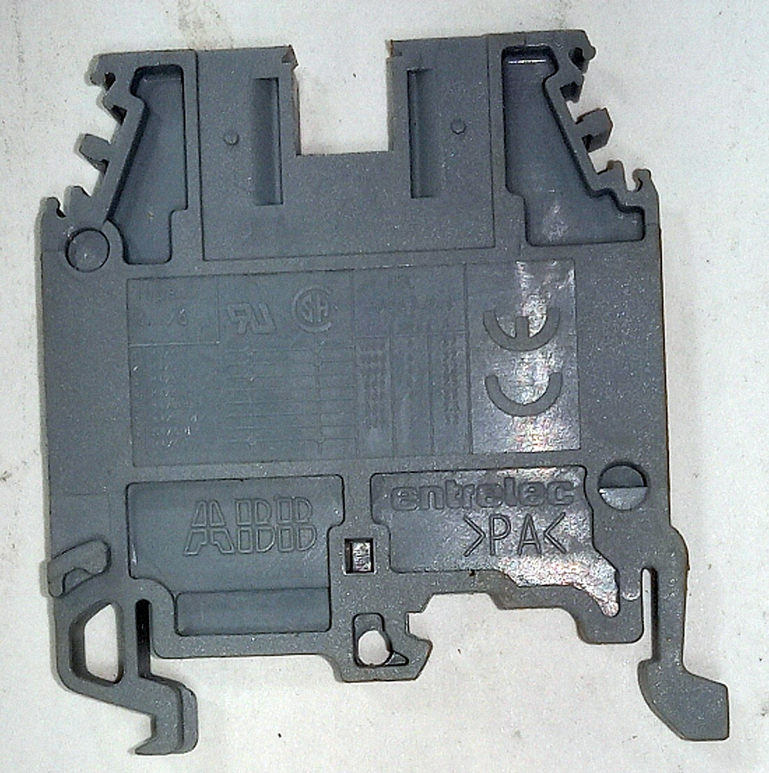 1 NEW ENTRELEC ABB TE 1SNA115116R0700 GREY TERMINAL BLOCK NNB ***MAKE OFFER***