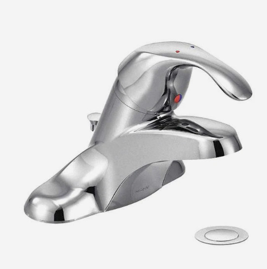 MOEN 8432 Low Arc Chrome Moen M-Bition Medium Duty Commercial Lavatory Faucet