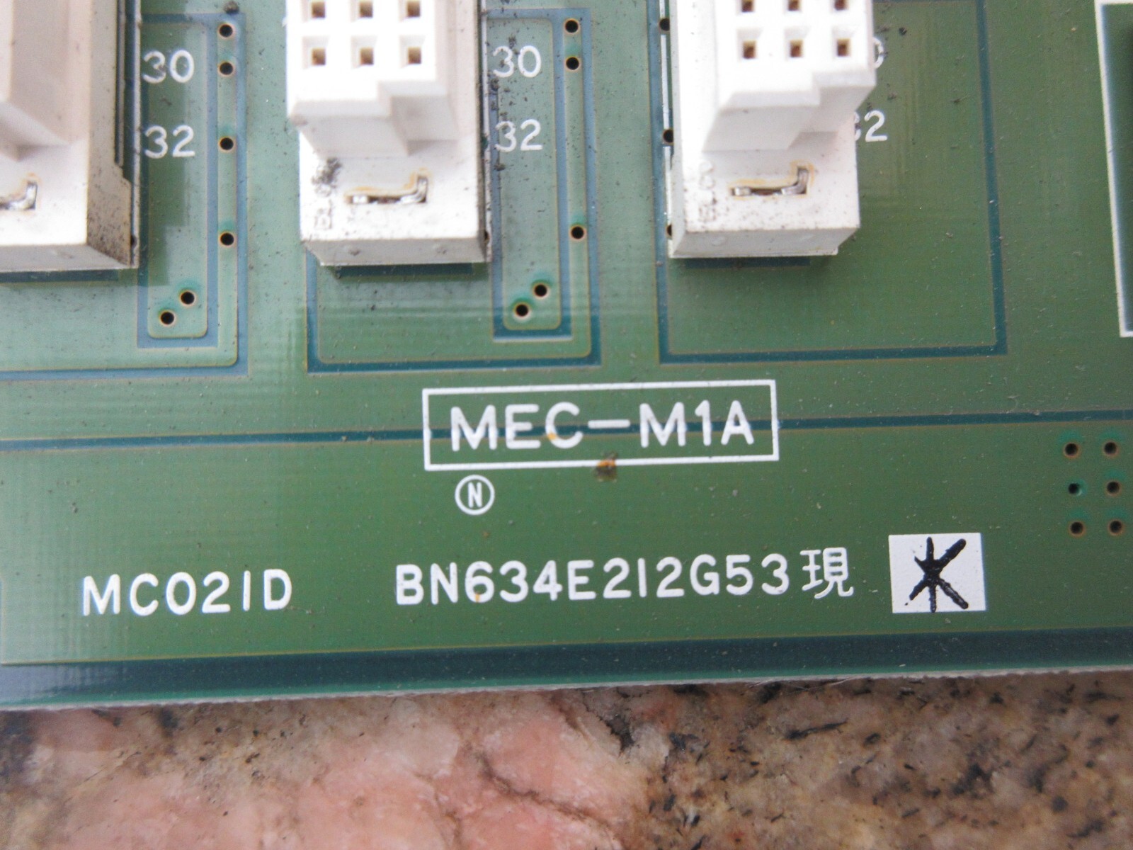 MITSUBISHI CIRCUIT BOARD MC02ID BN634E212G53 MEC-M1A