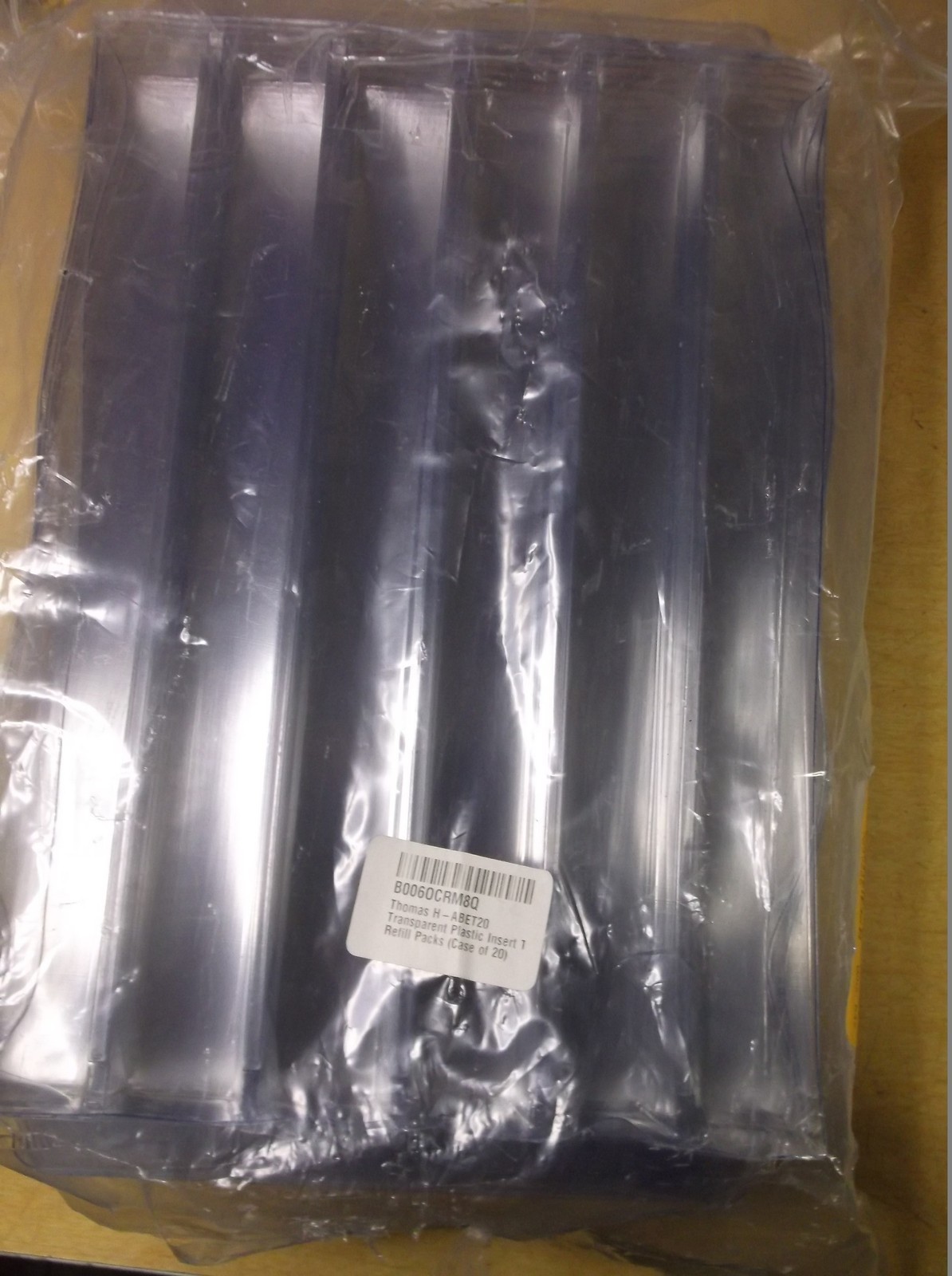 NEW Thomas H-ABET20 Transparent Plastic Insert Trays, Pack of 20 *FREE SHIPPING*