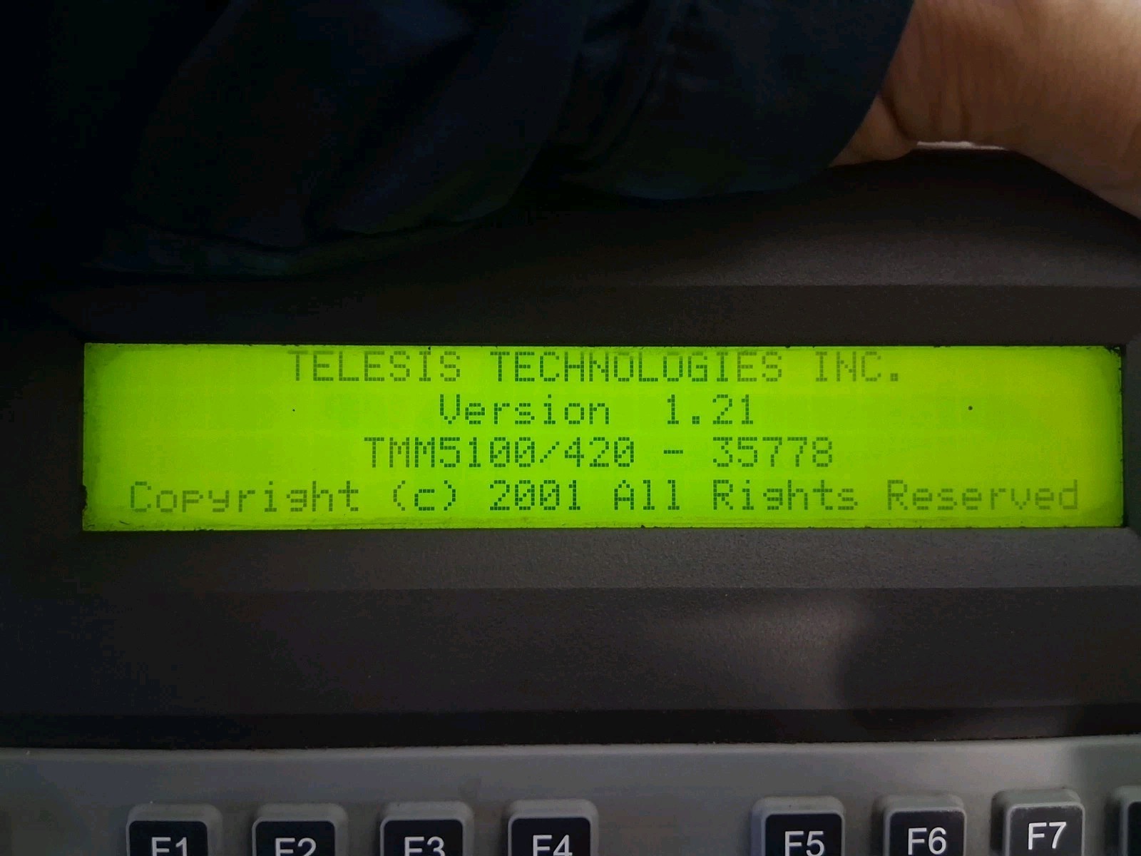 Telesis TMC420 Pinstamp Dot Peen Marking System Controller 115/230v