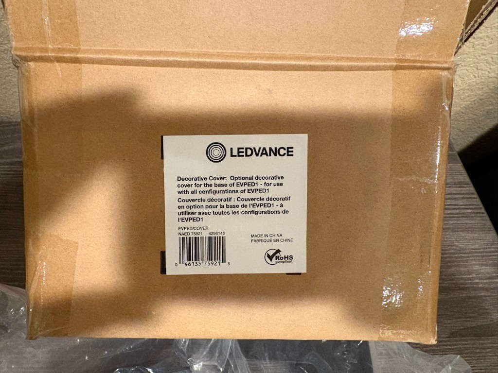 EV PEDESTAL OPTIONAL DECORATIVE BASE COVER for Ledvance evped1