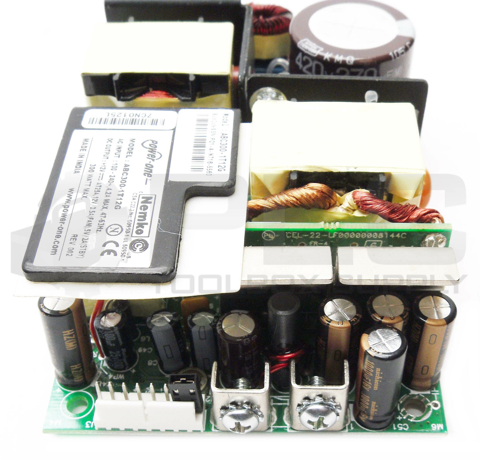 NEW BEL POWER ONE SOLUTIONS ABC300-1T12G POWER SUPPLY 100-240V 4.2A 47-63HZ