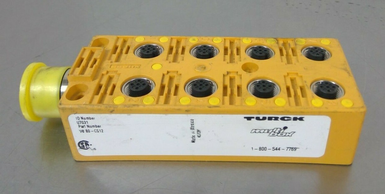 Turck Electronik – U7031 Molded Cordset – VB 80-CS12 3D-5