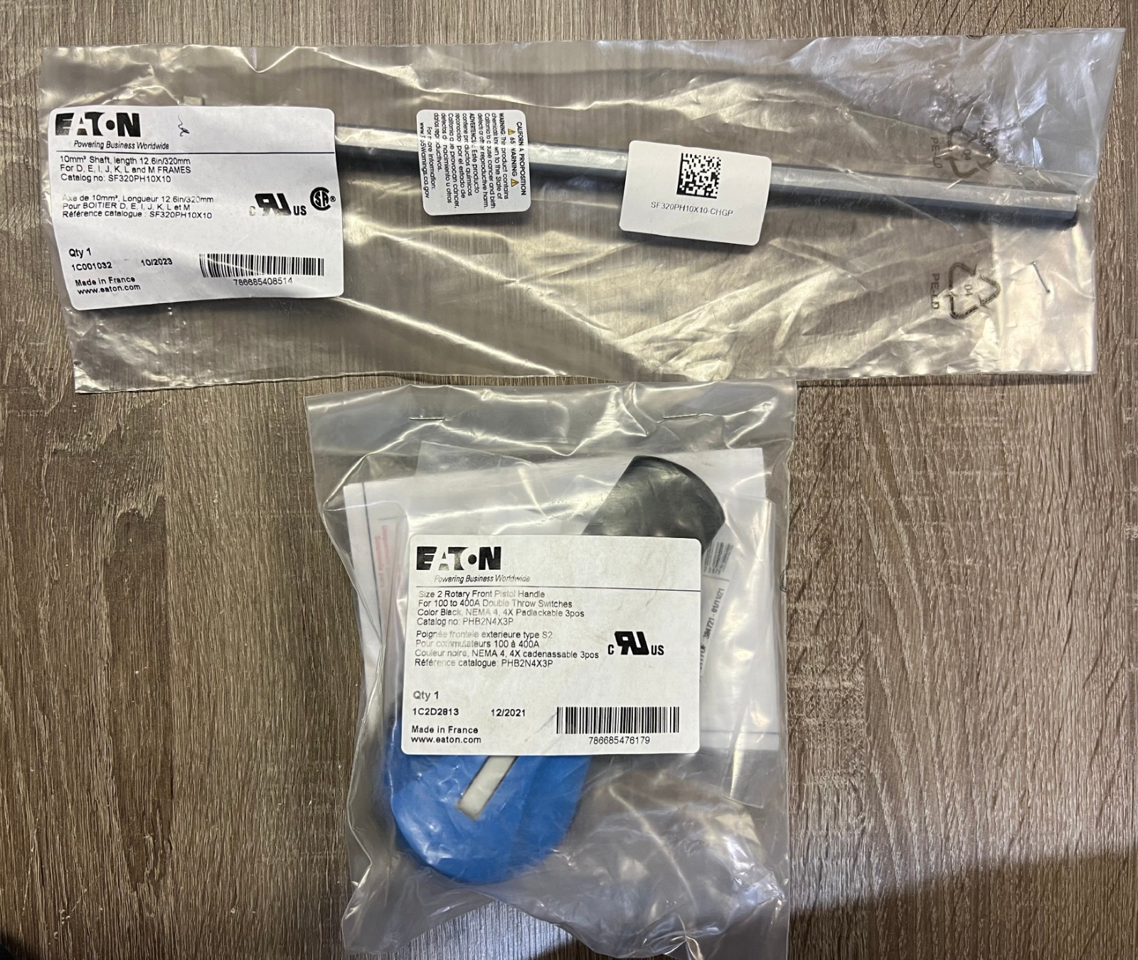 Eaton 1C2D2813 Rotory Pistol Handle with Shaft, 1C001032 100A-400A Double Throw