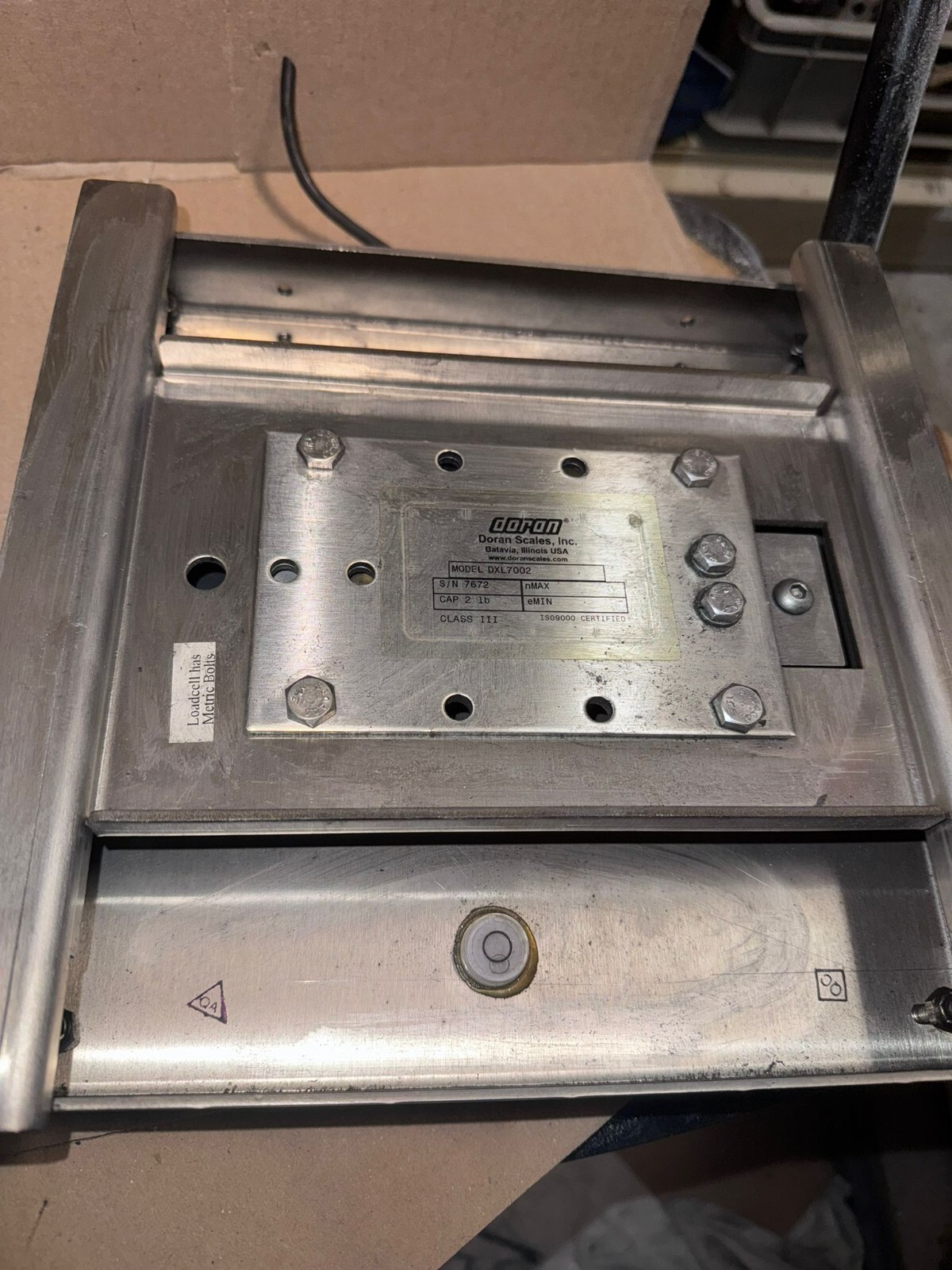 PORTABLE DIGITAL SCALE DORAN DXL7002