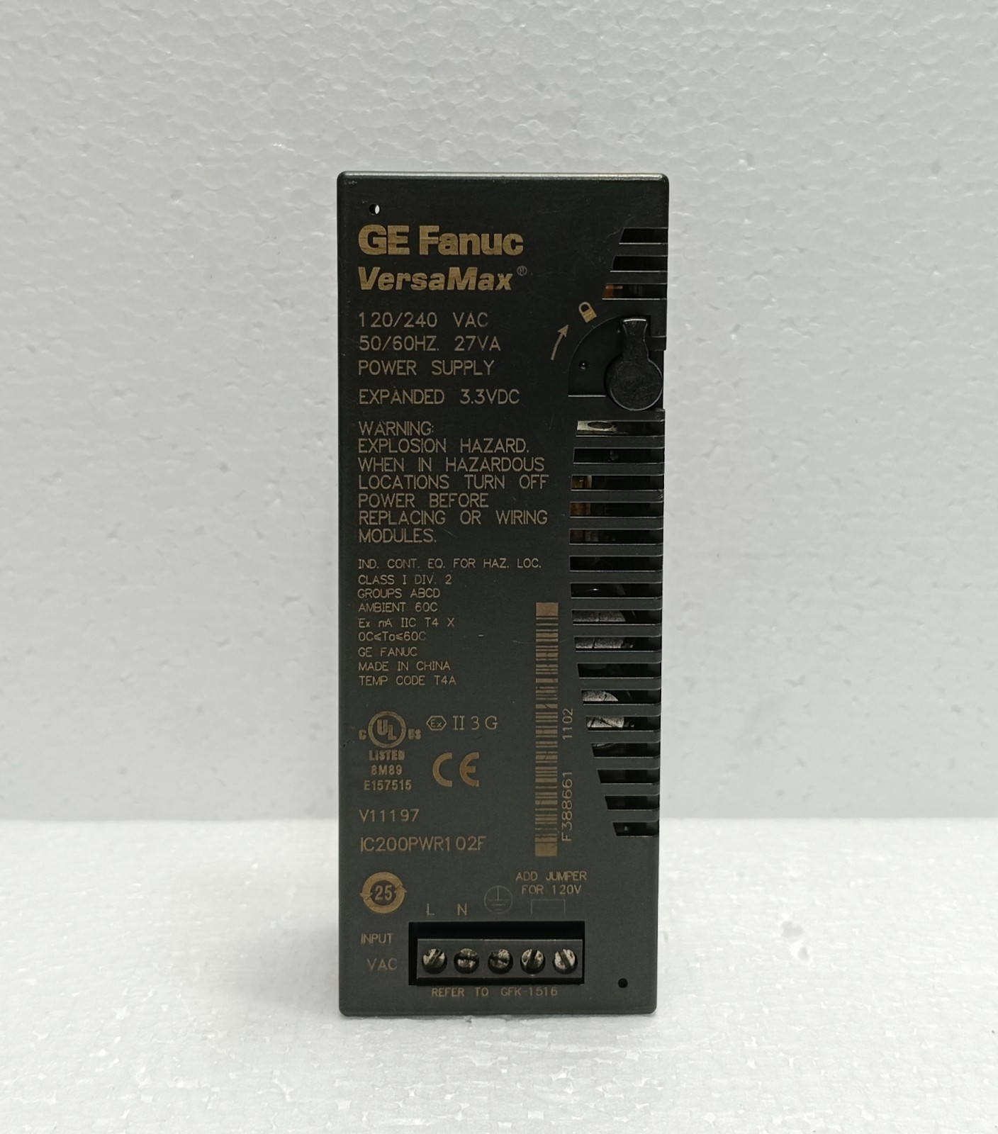 GE FANUC IC200PWR102F POWER SUPPLY EXPANDED MODULE