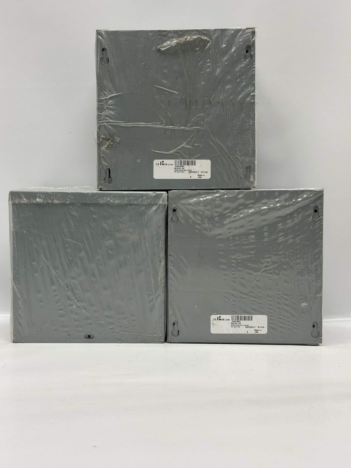 3 PK B-Line 886 RTSC NK 8x8x6 NEMA 3R Steel Junction Box