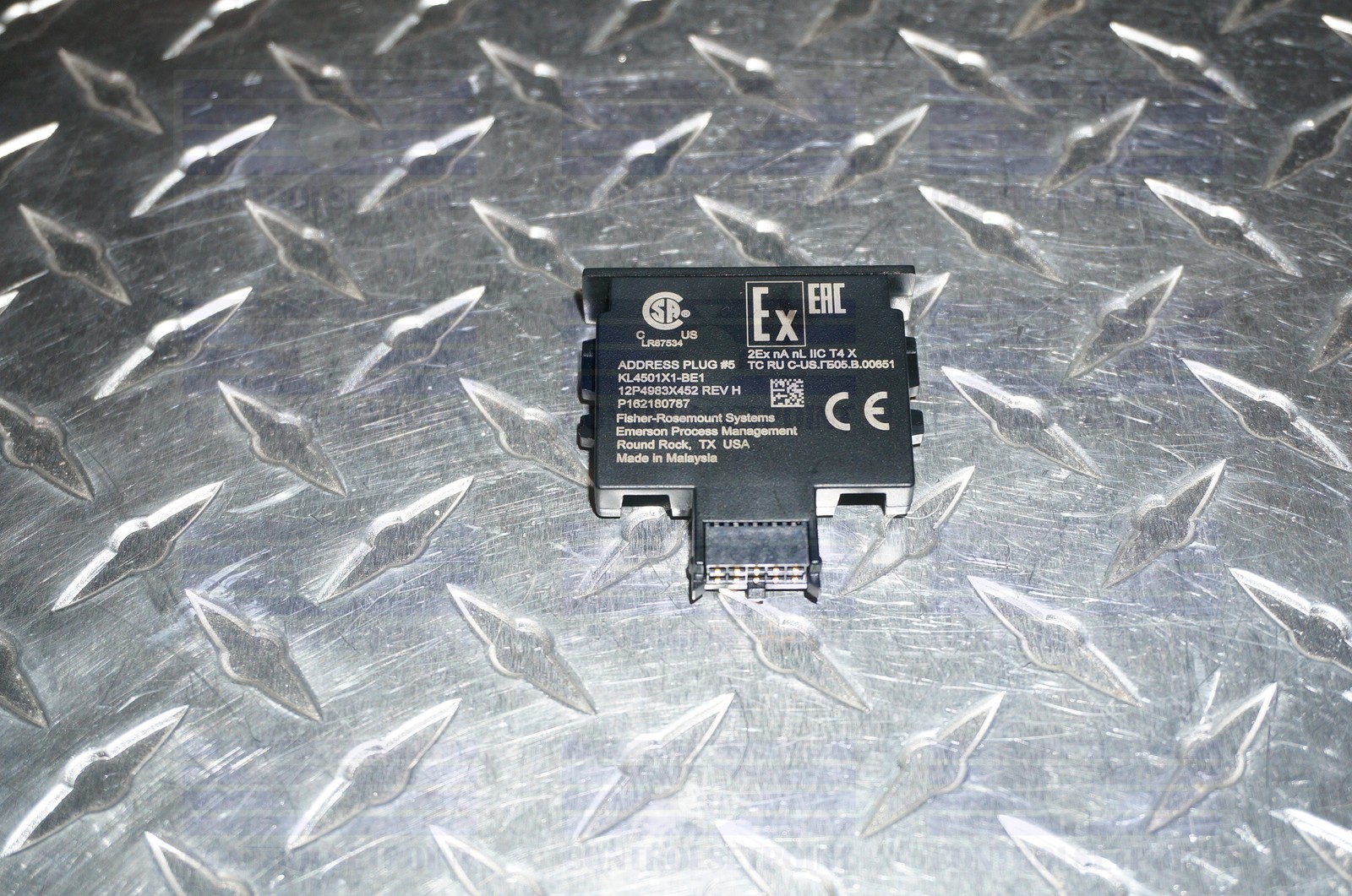 EMERSON DELTAV KL4501X1-BE1 ADDRESS PLUG #5 KL4501X1BE1 12P4983