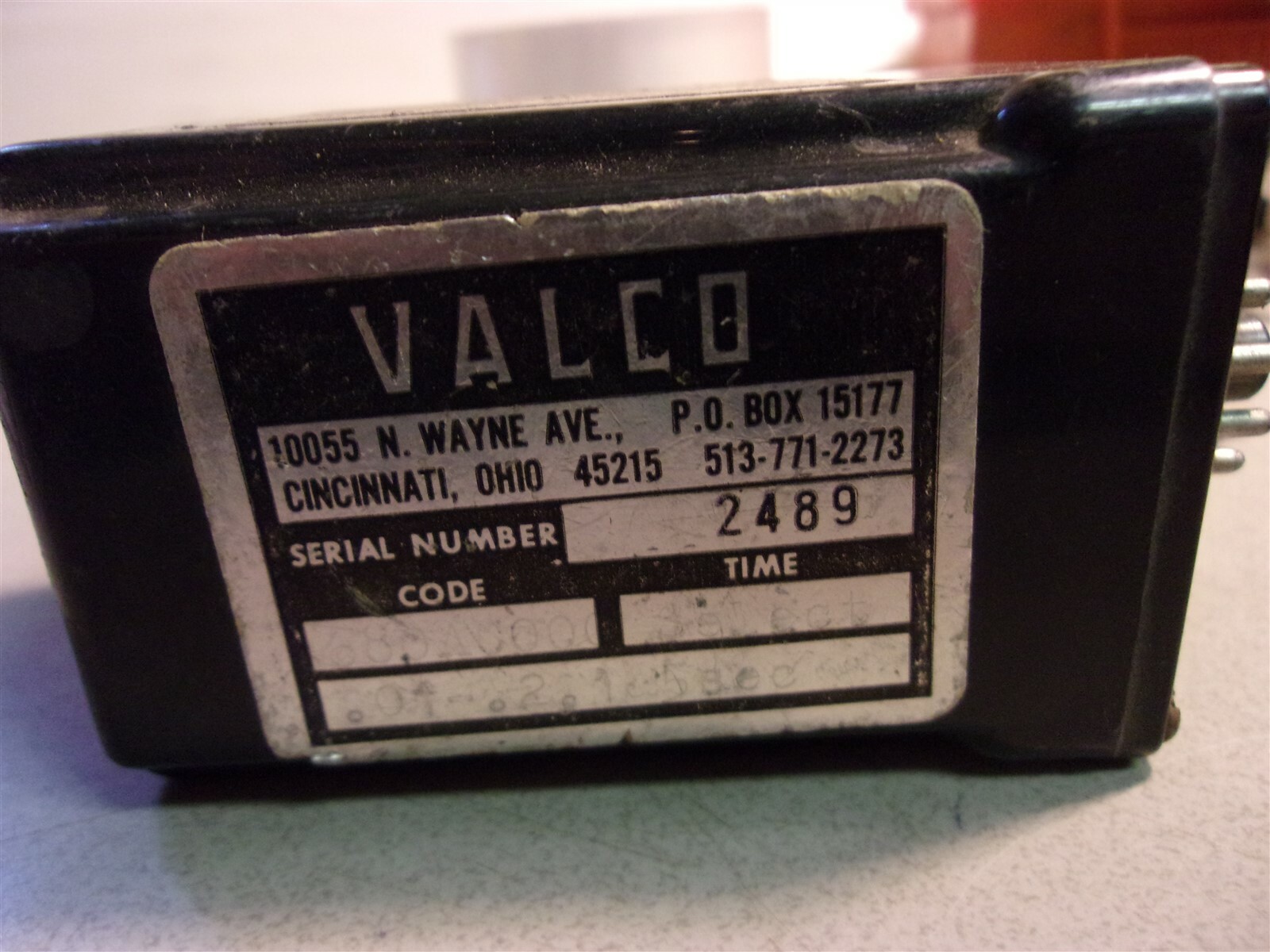 NEW Valco Time Delay Relay 680AC000 2489 *FREE SHIPPING*