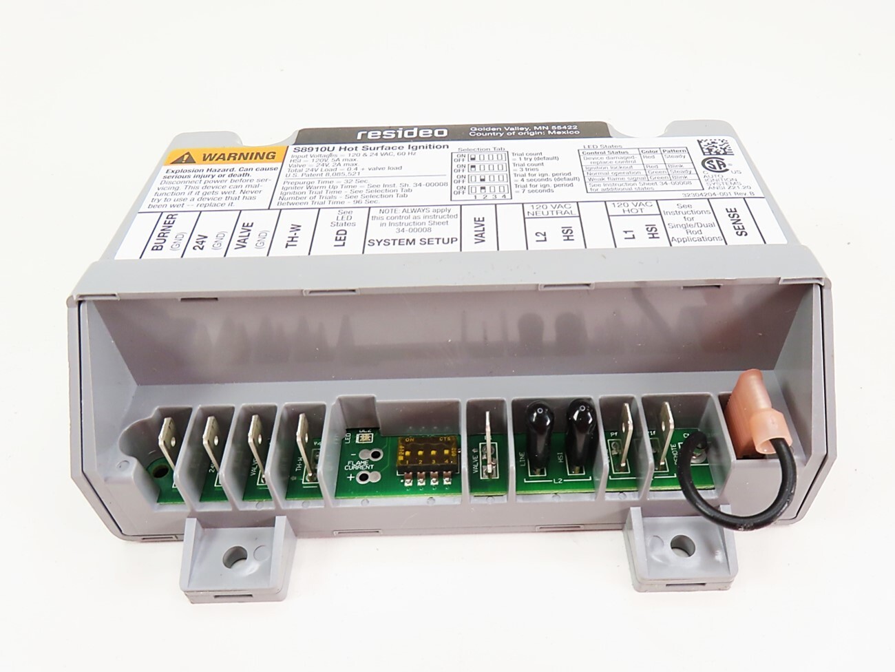 Resideo S8910U3000 Universal Hot Surface Ignition Module NEW IN BOX