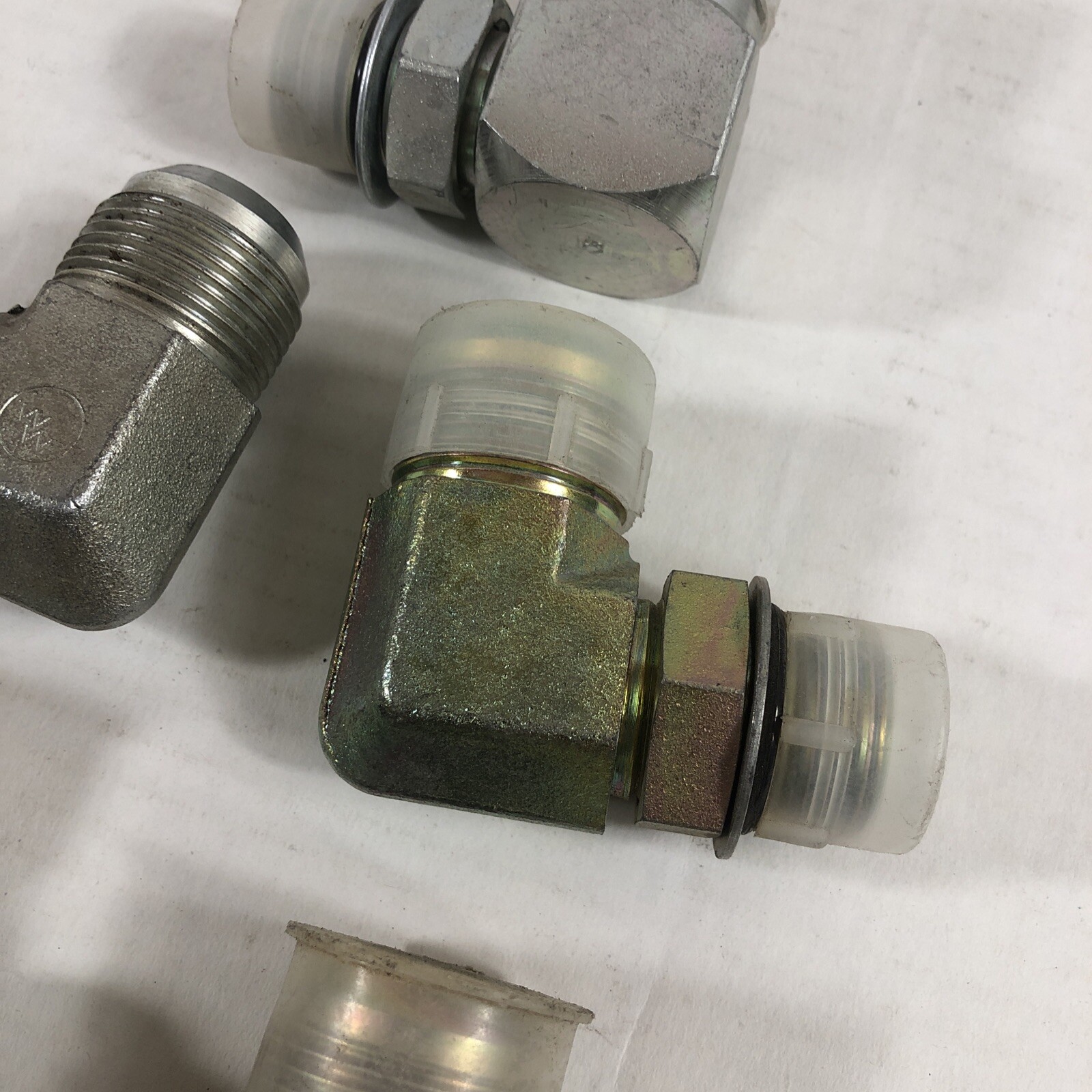 Lot of 5 – 2062-12-16S Hose Adapters 3/4″ ORB 1″ JIC (5030)