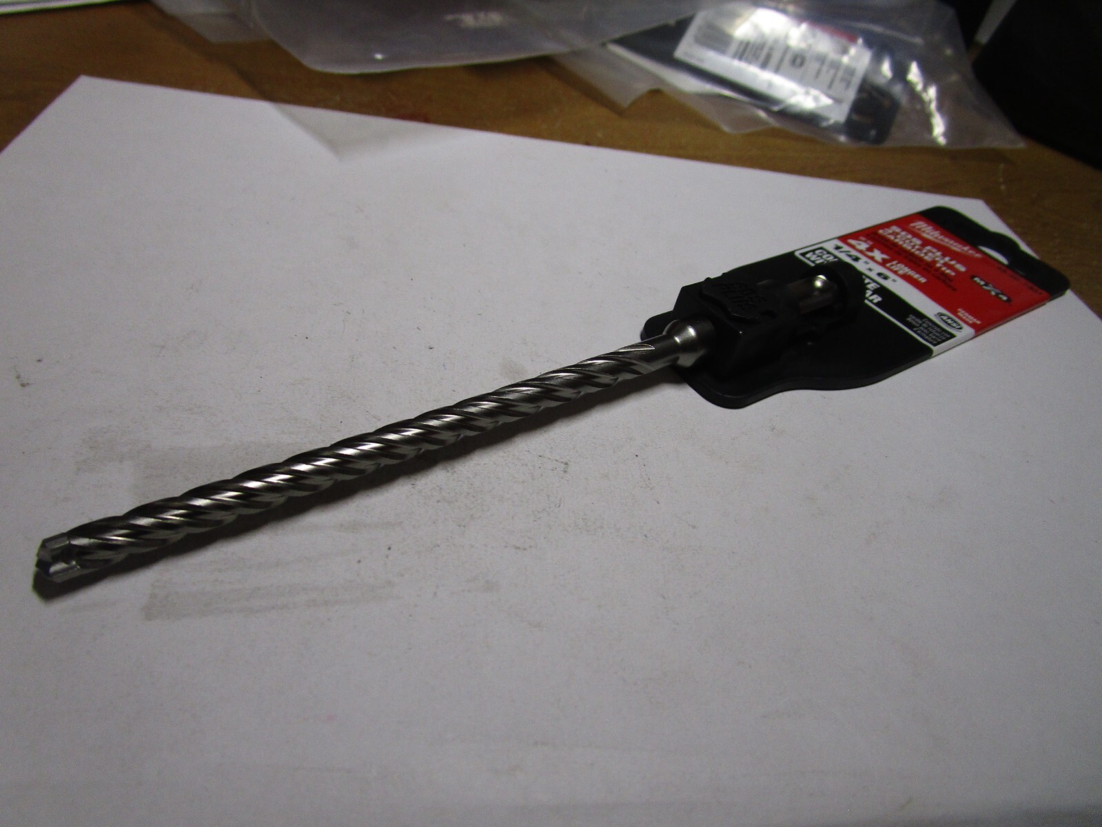 Milwaukee 1/4 In. X 6 In. Sds-plus 4-cutter Rotary Hammer Drill Bit