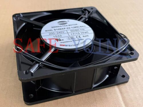 ONE SINWAN S109AP-22-1(MS) Cabinet Fan 220V 17W 120*38mm 2pin compatiable