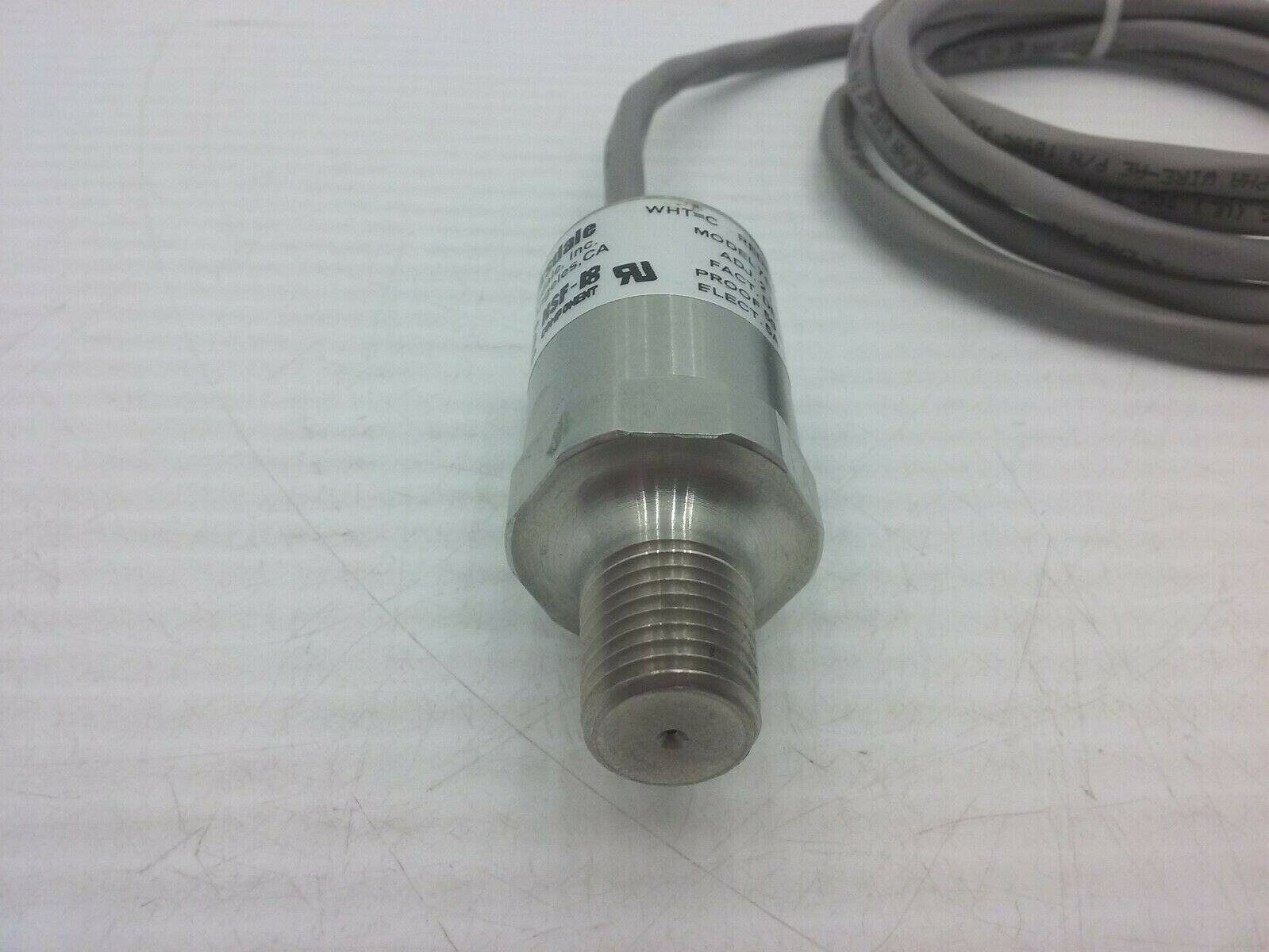 BARKSDALE 711S-14-2F-2F-W72 PRESSURE TRANDUCER ADJ 2-10PSI 5A 125/250 VAC