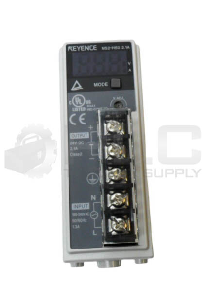NEW KEYENCE MS2-H50 SWITCHING POWER SUPPLY 2.1A 24VDC 50/60HZ 100-240VAC