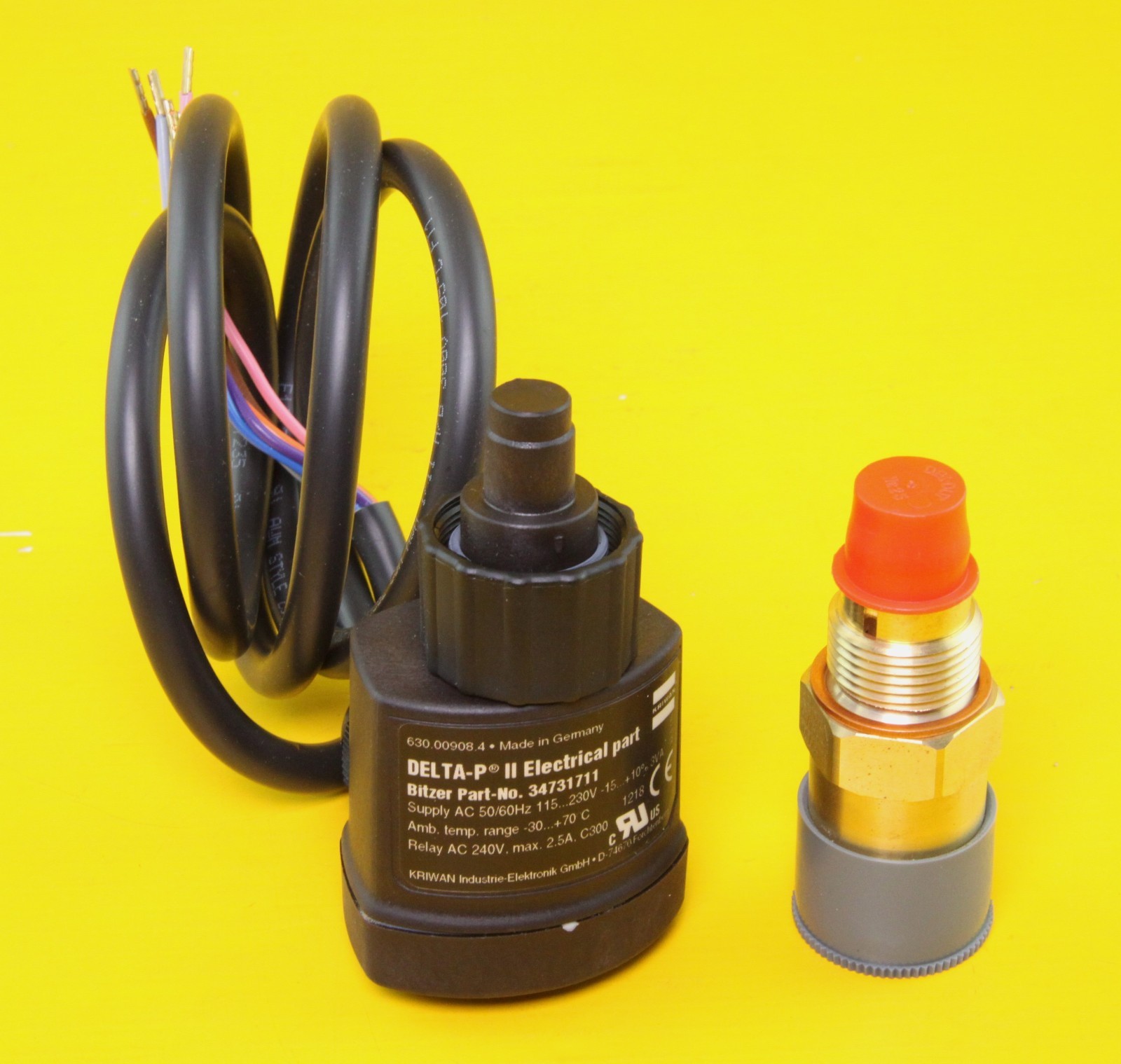 Bitzer 34731811 Compressor Oil Differential Pressure Switch , Delta PII