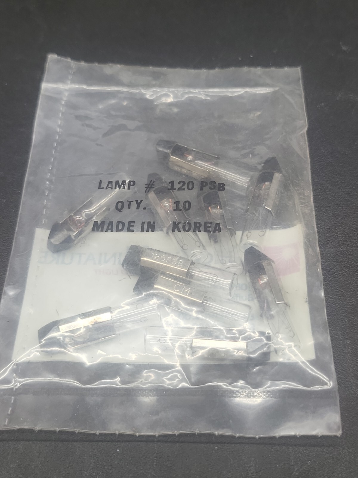Chicago Miniature 120PSB Miniature Lamp Bulbs (Pack of 10) New Unopened vintage