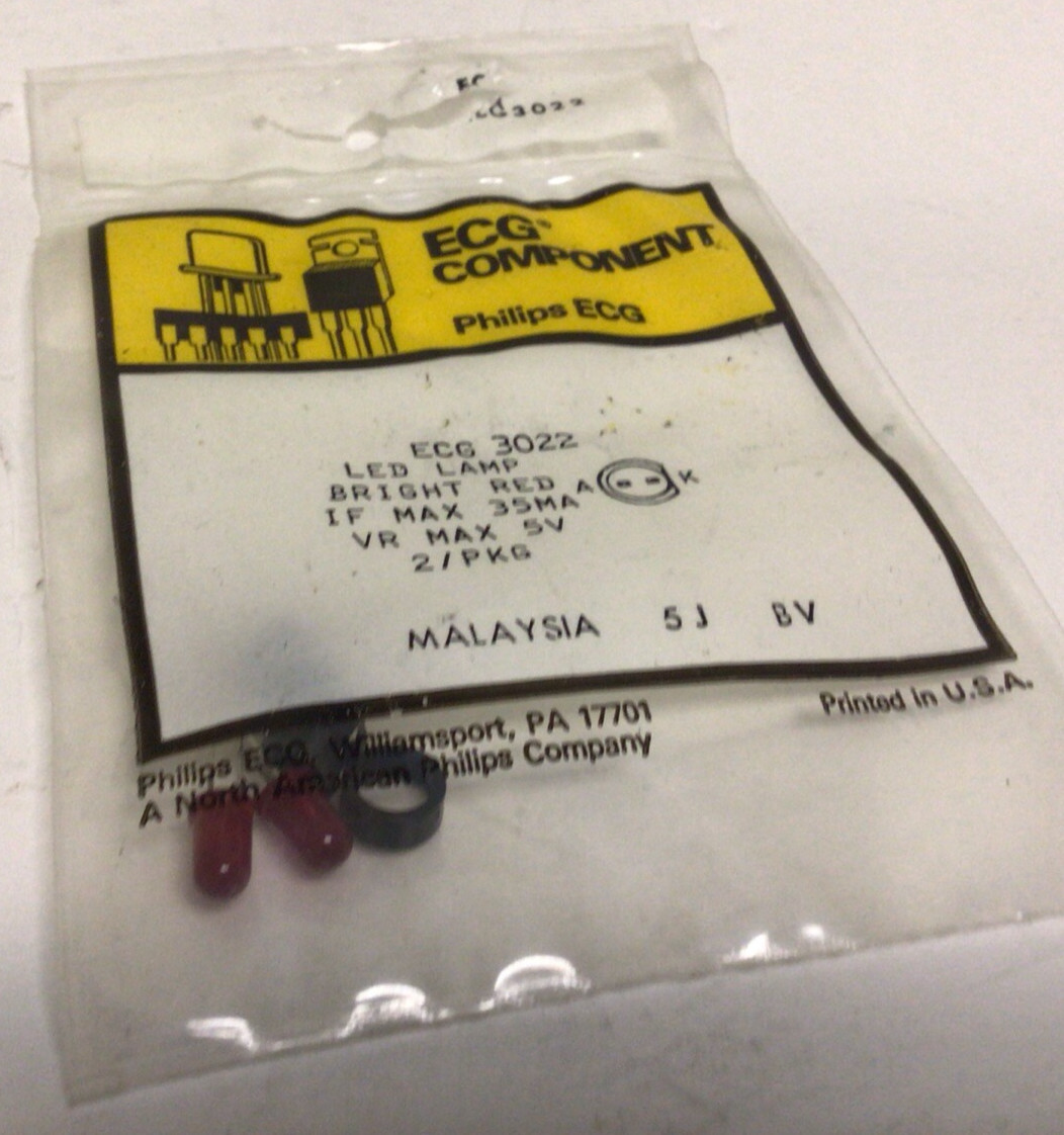 NEW, (ASSORTED LOT) ECG COMPONENT ECG123A, ECG137A, ECG3021, ECG3022, FREE SHIP