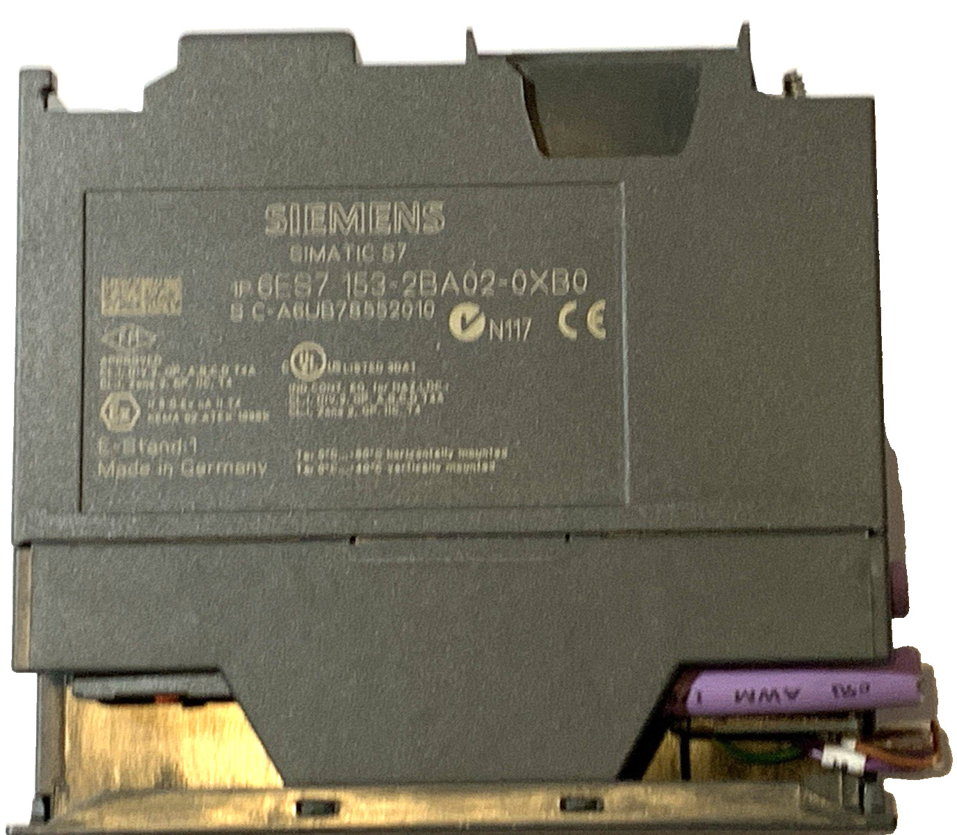 SIEMENS SIMATIC S7 INTERFACE MODULE ET200M/LINK IM 153-2 6ES7 153-2BA02-0XB0
