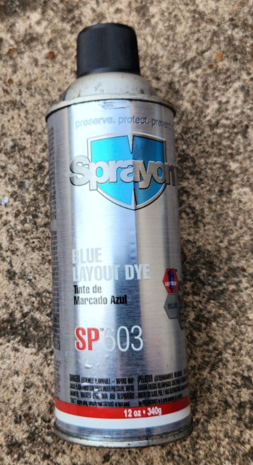 (5 Pk) Sprayon SP603 Spray Blue Layout Fluid – 12 oz Aerosol Can