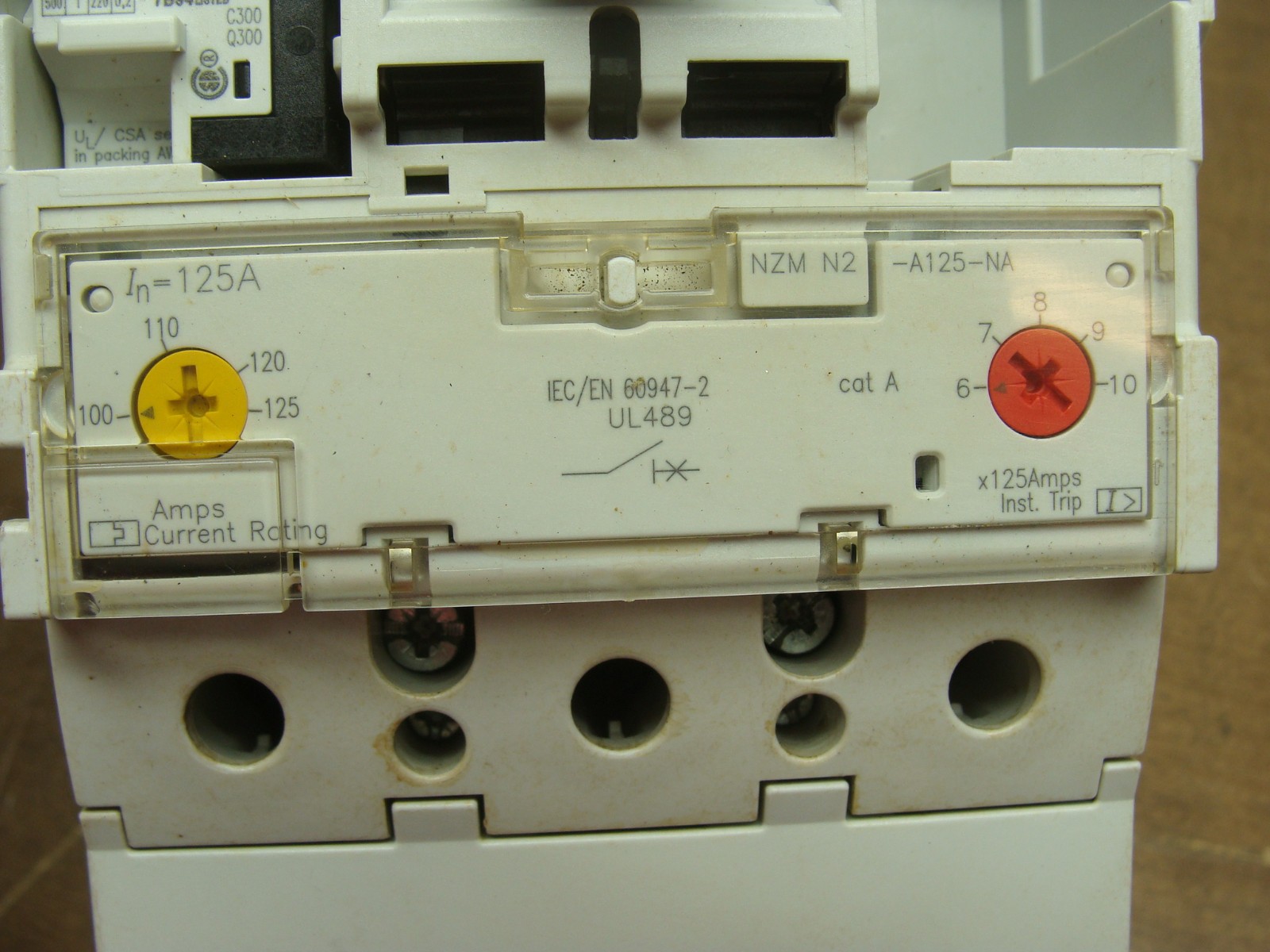 MOELLER 125A CIRCUIT BREAKER NZM2/3-XUHIV 280-525VAC