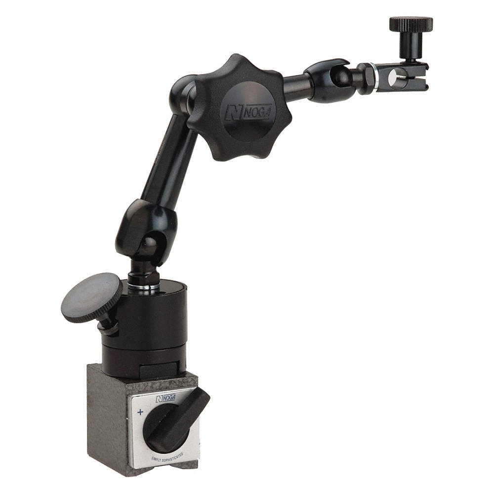 NOGA NF1024 Magnetic Base,5″ L,0.440″ Rod dia.,Steel 436L79