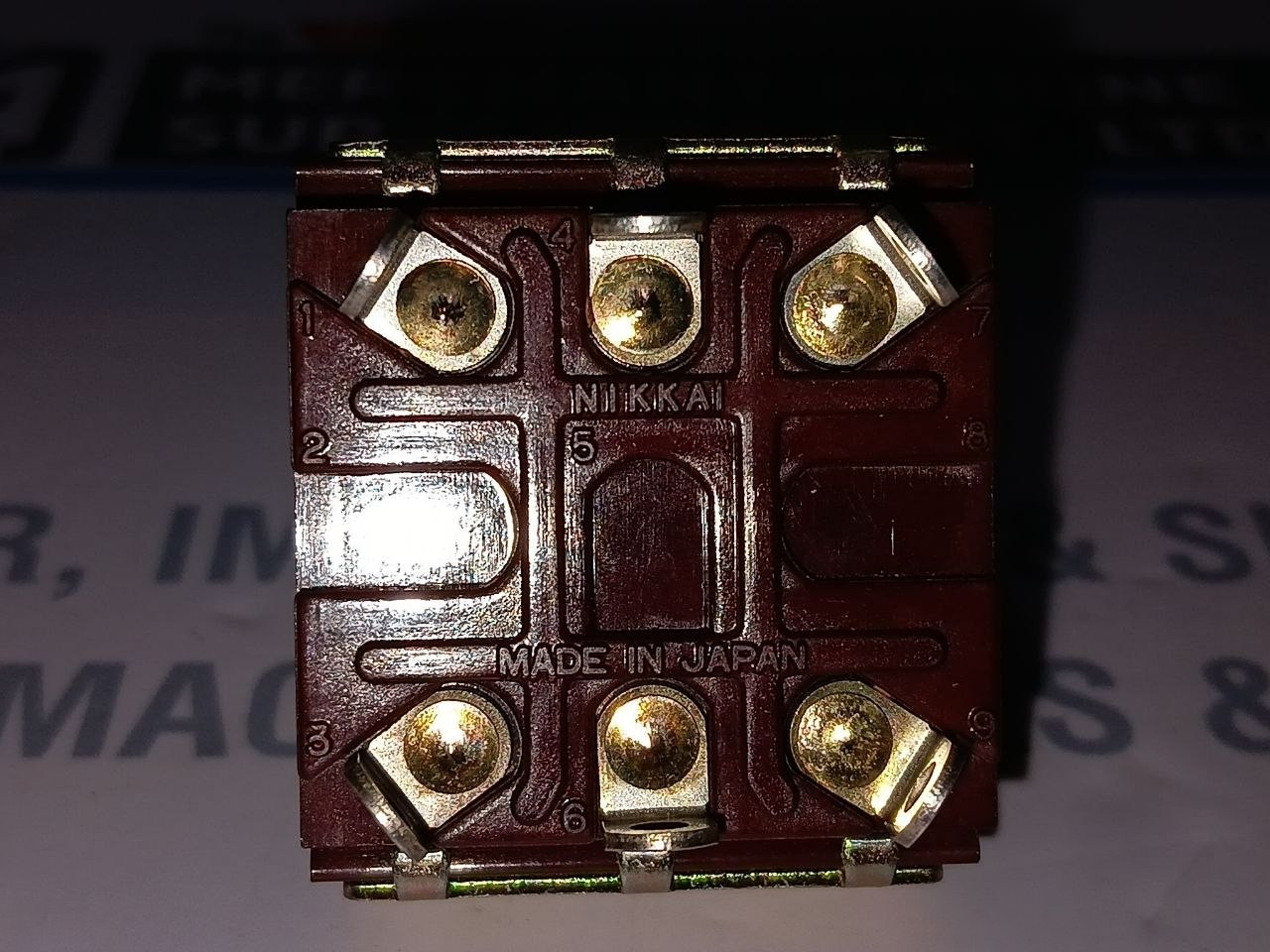 Nikkai S-31 Toggle Switch D-42821-1 25A 125V.AC 9A 250V.AC (Lot of 2 Pcs)