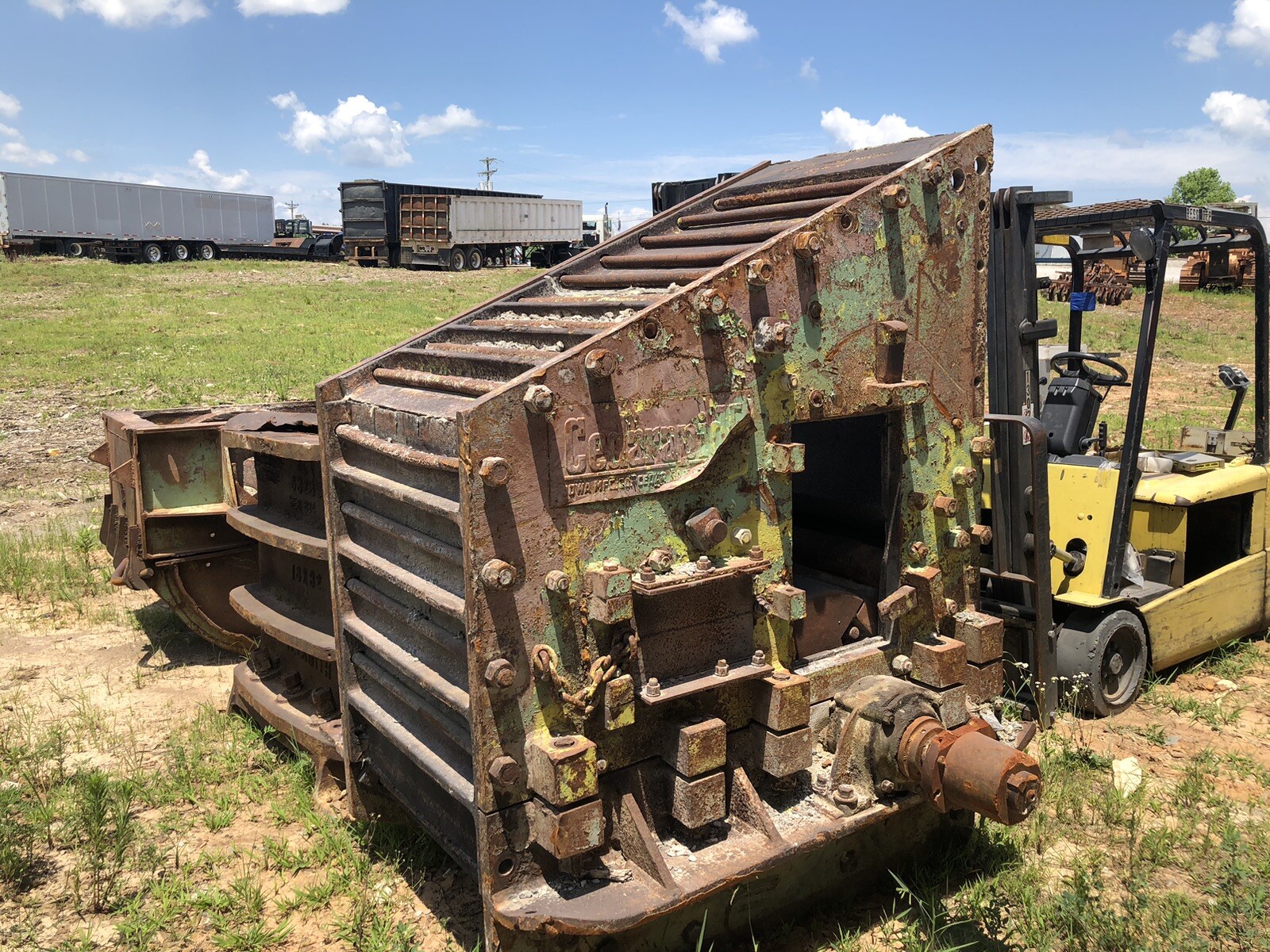 Cedar Rapids Jaw Roll Crusher Conveyor Drive Rock Crusher Equipment Lot