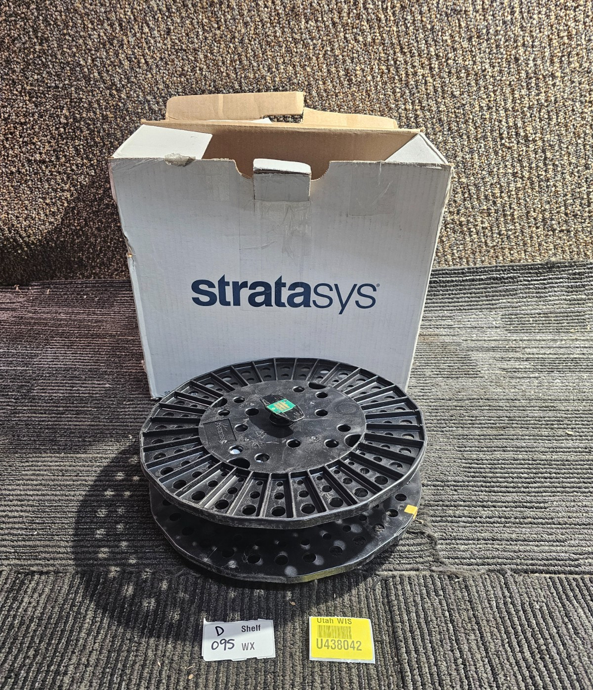 Stratasys 333-90310 Replacement 90 Cubic Inches Spool of FDM ABS-CF10 Black
