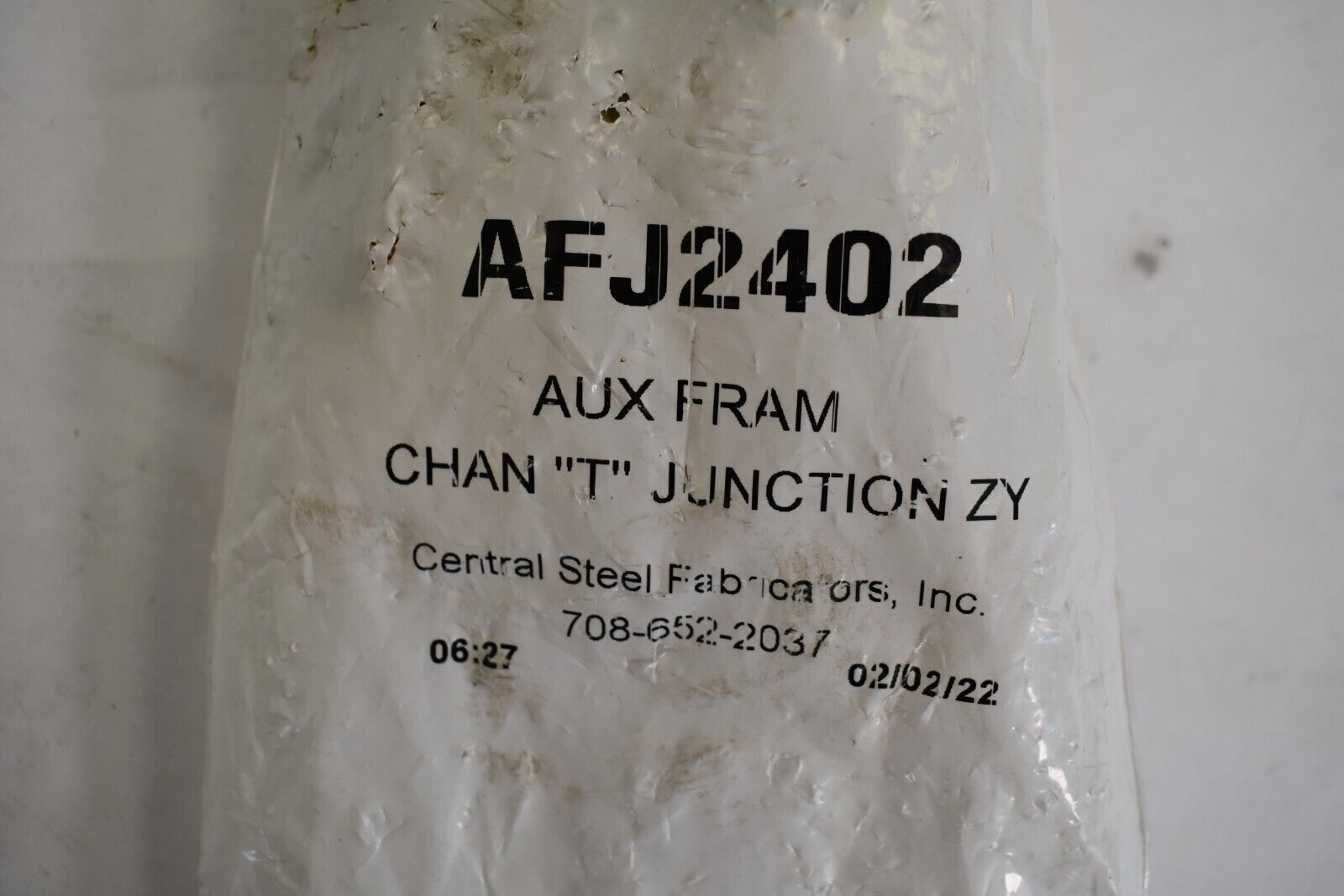 Central Steel Fabricators AFJ2402 Auxiliary Framing Channel “T” Junction Kit