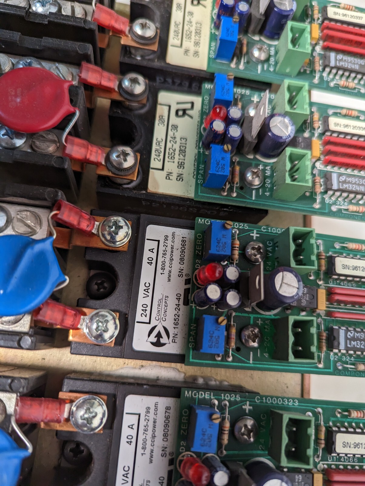 Control Concepts SCR power controller 1600-PM6-01/(4)1652-24-30-USD/(2)1652-24-4