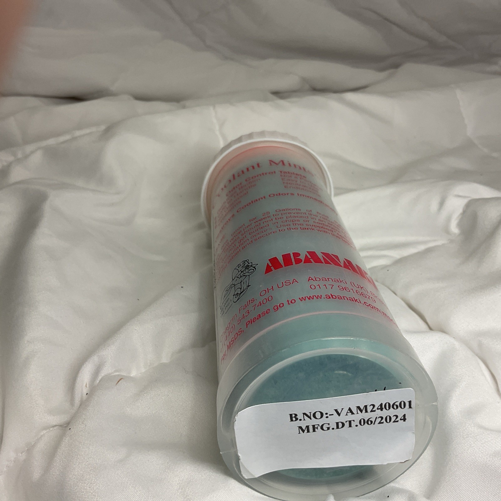 Abanaki Coolant Mints Odor Control Tablets for machine tool coolant sump pumps