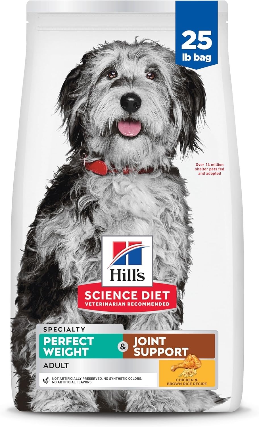 Hill’s Science Diet Perfect Weight & Joint Support Chicken Dog Food 25lb