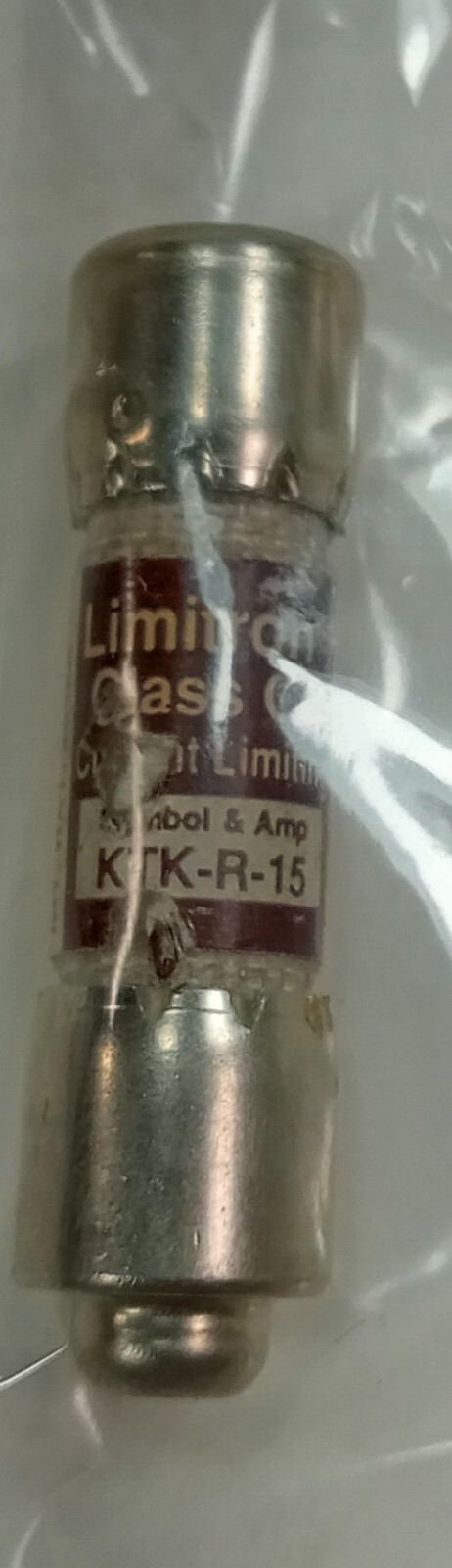 1 NEW LIMITRON KTK-R-15 CURRENT LIMITING FAST-ACTING FUSE NNB ***MAKE OFFER***