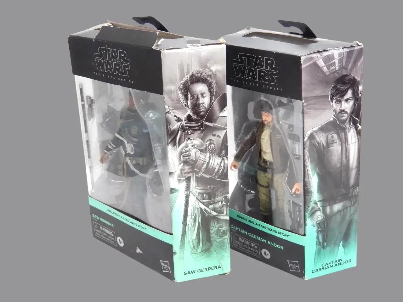 Lot of 2 Hasbro Star Wars The Black Series Captain Cassian Andor & Sow Gerrera
