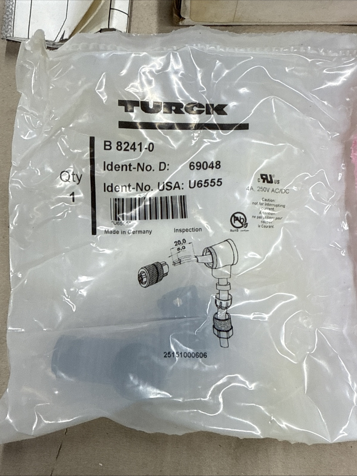 New AST American Sensor Technology AST4400A00600P4Y0537 Sensor
