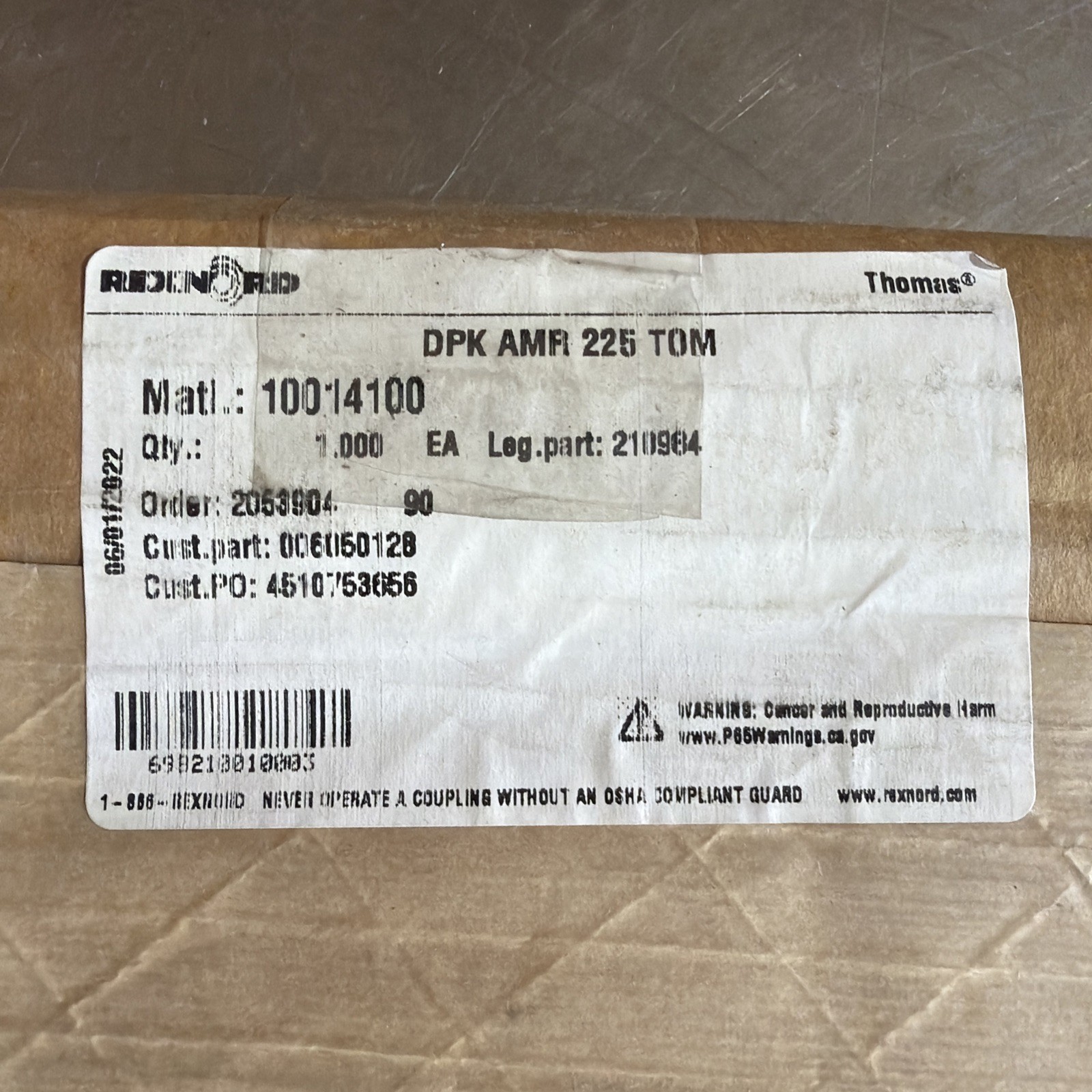 Thomas 210984 DPK AMR 225 TOM