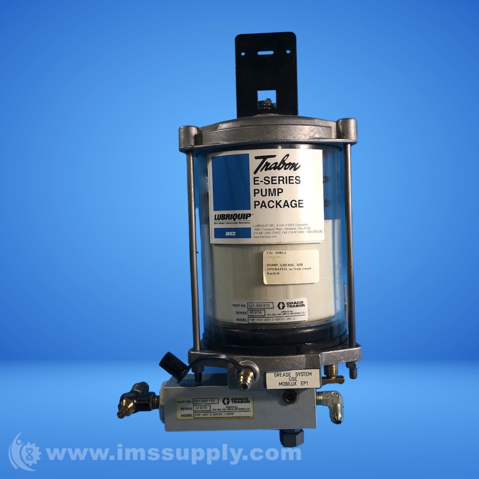 Trabon Lubrication Systems 521-300-670 8807