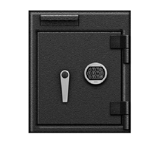 B-Rated Pull Drawer Safe W/Electronic Lock & Manager’s Compartment 18x15x15