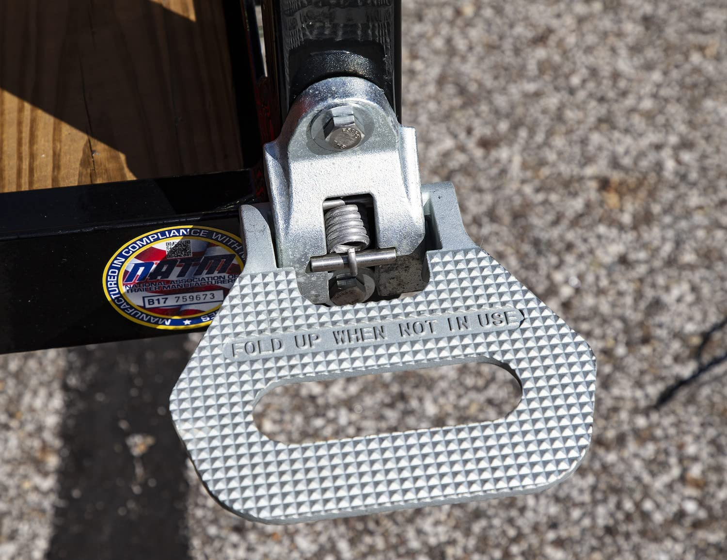 Silver Folding Truck Step – Durable and Convenient Accessory