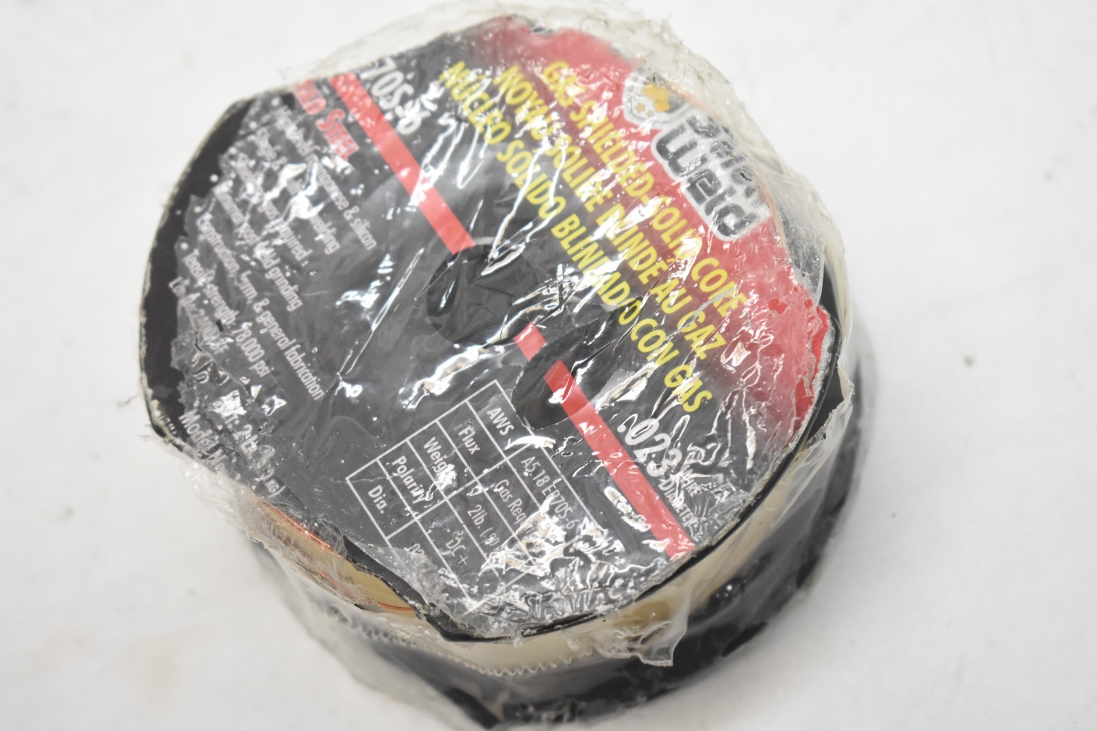 Industries Gas Shielded Solid Core Mild Steel .023″ 2lb ER70S-6 1-3121