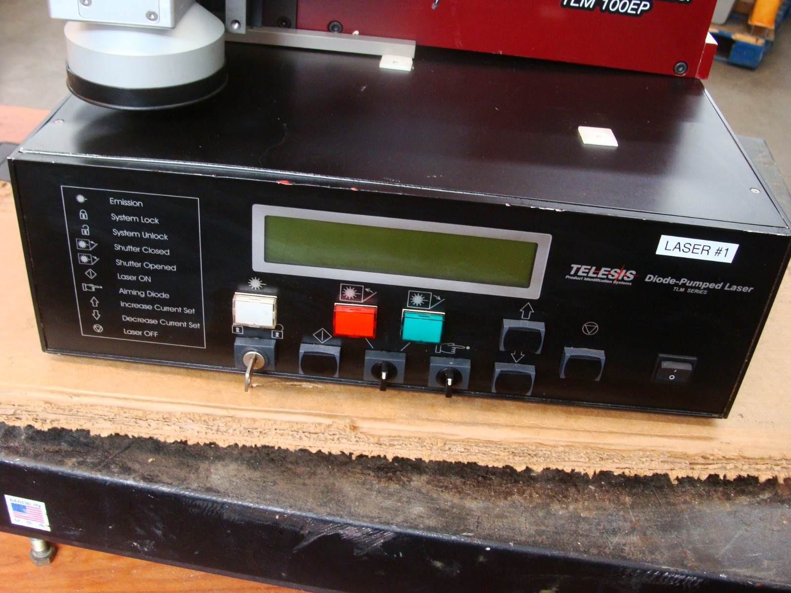 TELESIS TLM SERIES DIODE-PUMPED LASER SYSTEM TLM 100EP