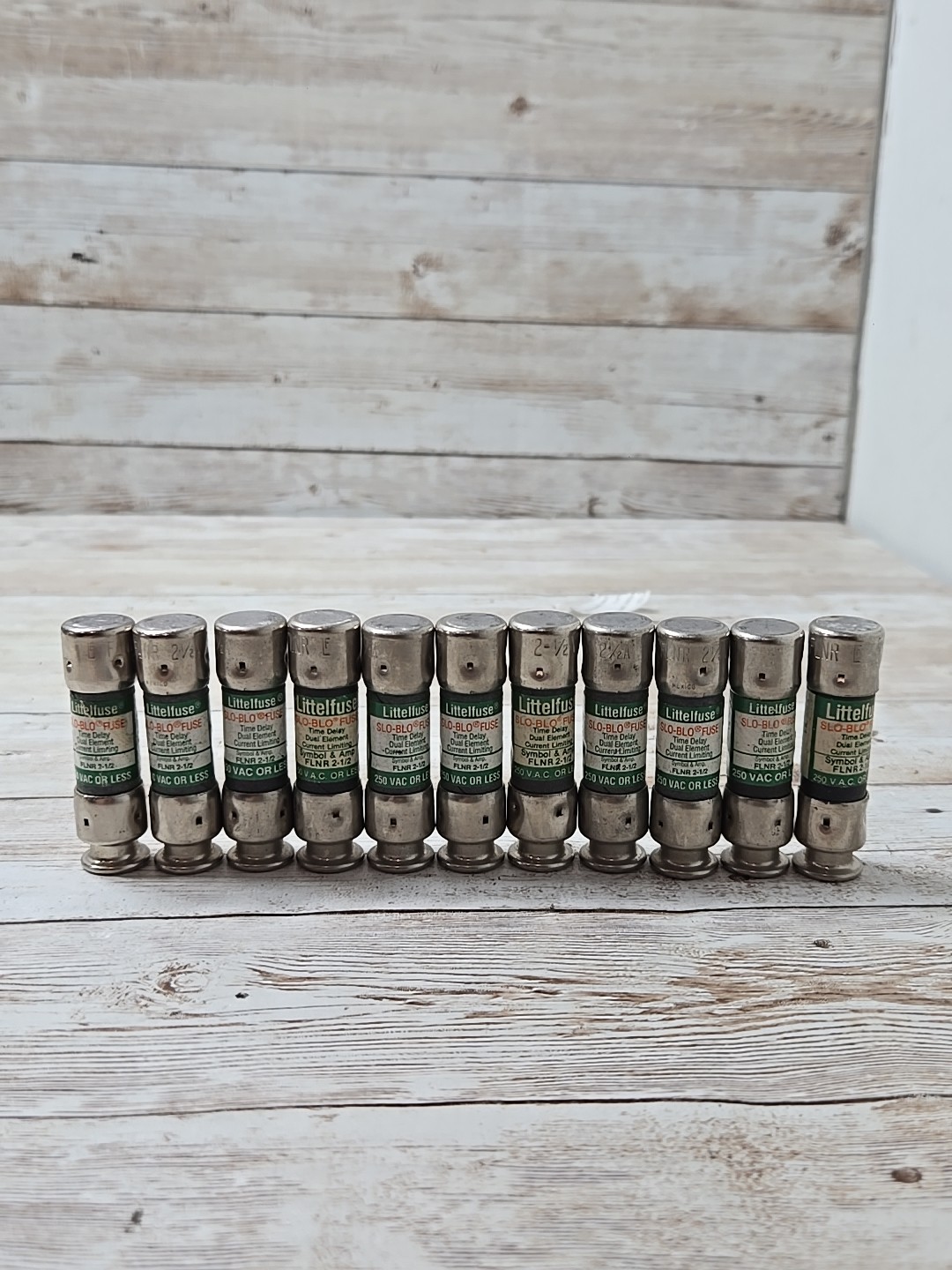 Lot Of 11 Littelfuse FLNR 2-1/2 Fuse Class RK-5 250 VAC