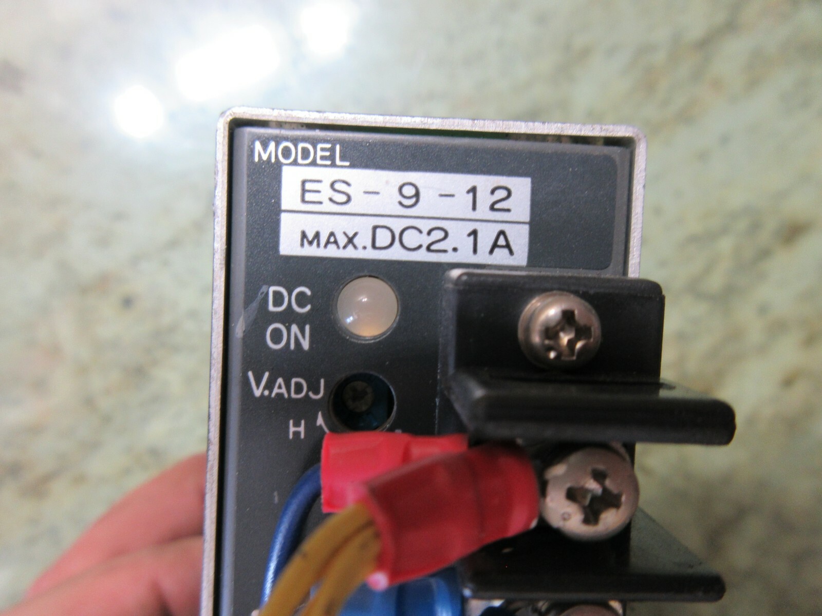 ELCO POWER SUPPLY UNIT ES-9-12 MAX.DC2.1A