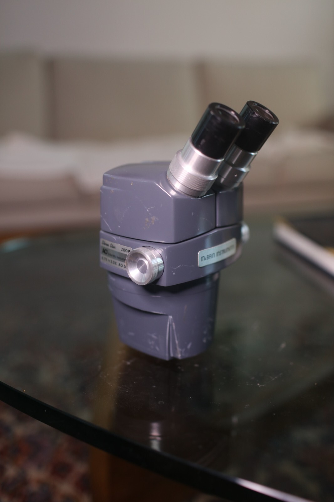 American Optical Stereo Star Zoom – AO 569 – 0.7X TO 3.OX Head As Is